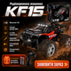 Радиоуправляемая машинка KFPLAN KF15 1:16 4WD, RC монстр-трак, внедорожник на пульте, вездеход для бездорожья, полный привод, 2 аккумулятора - изображение 11