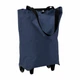 Сумка хозяйственная на колесах Shopping Bag 32 х 15 х 40 см (R32864) Темно-синий - изображение 4