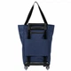 Сумка хозяйственная на колесах Shopping Bag 32 х 15 х 40 см (R32864) Темно-синий - изображение 5