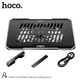 Куллер для Ноутбука HOCO Cool RGB notebook cooling stand DH19 |360x255x28mm, 17", 2usb, 10 RGB Modes| 4945625 - изображение 5