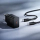 Адаптер сетевой HOCO C to C Cable Star single port PD charger set N76 |25W/3A, PD/QC, GaN| 5209225 - зображення 3