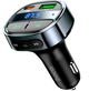 FM-трансмітер Hoco E70 Bluetooth для автомобіля зі швидким заряджанням 30 Вт 3 порти USB Type-C і microSD - зображення 1