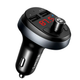 FM-трансмітер McDodo Bluetooth автомобільний зарядний пристрій із двома USB-портами для заряджання та передавання музики - зображення 3