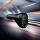 FM-трансмітер Hoco E88 Star Bluetooth для автомобіля зі швидким заряджанням 35W два USB Type-C чорний - зображення 9