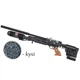 Пневматична гвинтівка PCP Optima Factor Sniper S 4.5мм з кулями 400 шт — високоточна редукторна пневматика з 48.7 Дж - изображение 1