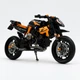 Конструктор-модель спортивного мотоцикла класса нейкед, GULY/Raceforge 60501, KTM Super Duke, 579 деталей, масштаб 1:8 - изображение 9