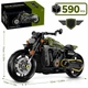 Конструктор-модель классического мотоцикла, Guly/Raceforge 60514, Harley-Davidson Sportster, масштаб 1:8, 590 деталей - изображение 1