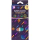 Карандаши цветные Cool For School Metallic 12 цветов - изображение 1