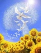 Алмазна мозаїка ColorArt 30х40см Голуби миру ST483 - изображение 1