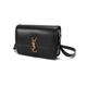 Сумка кожаная с логотипом Saint Laurent Salferino Черный - изображение 1