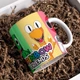 Чашка черная хамелеон с блестками матовая Rainbow Friends Радужные Друзья 330 мл (РД00382) - изображение 1