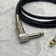 Инструментальный кабель Jack 6.3 (1/4) угловой-прямой 0.5 метра - изображение 2