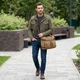 Сумка-трансофрмер текстильная 20146 Vintage песочный. - изображение 4