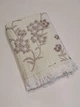 Полотенце муслиновое лицевое Malloory Home 50*100 см Цветы Кремово-коричневое - изображение 2