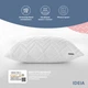 Подушка 70х70 з чохлом зі стібкою біла Nordic Comfort IDEIA 8-34690*001 - зображення 2