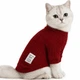 Кофта для котов (кошек) Кружево M Красный - изображение 1