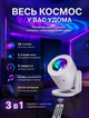 Светильник-проектор звездного неба ночник для детской комнаты с Bluetooth-колонкой эффект северного сияния 33 режима пульт таймер - изображение 6