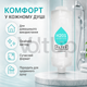 Фільтр для душу H201 Fragrance Free набір 3 шт без аромату, механічне очищення води, підключення 1/2 дюйма - зображення 5