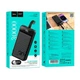 Павербанк Power Bank HOCO J123B Element 30000 mAh 22.5W PD20W Black портативний акумулятор з LED-ліхтарем - зображення 3