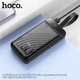 Павербанк Power Bank HOCO J123B Element 30000 mAh 22.5W PD20W Black портативний акумулятор з LED-ліхтарем - зображення 9