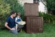 Компостер садовый Curver Eco Composter 340 л пластик коричневый с основанием и вентиляцией - изображение 6
