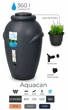 Резервуар для дождевой воды 360 л HDPE антрацитовый 720x800x1200 мм - изображение 3