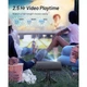 Мини-проектор ELEPHAS A1 DLP Full HD с Wi-Fi 5G, Bluetooth и аккумулятором - изображение 3