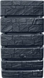 Резервуар для дождевой воды 500 л HDPE антрацитовый 775х583х1300 мм - изображение 3