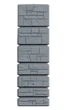 Резервуар для дождевой воды Prosperplast Tower Stone 350 л HDPE светло-серый 575x384x1800 мм - изображение 2