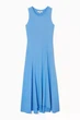 Сукня жіноча COS cotton-jersey sleeveless maxi dress 1207733001 XS Блакитний - изображение 6