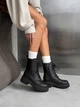 Демисезонные ботинки на шнуровке Женские Meideli Черный 40 (25,5 см) Код: M1680 black - изображение 1