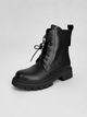 Демисезонные ботинки на шнуровке Женские Meideli Черный 40 (25,5 см) Код: M1680 black - изображение 4