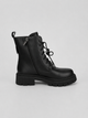 Демисезонные ботинки на шнуровке Женские Meideli Черный 40 (25,5 см) Код: M1680 black - изображение 5