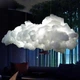 Подвесной LED-светильник TouCloud «Облако» с RGB, пультом и управлением через смартфон - изображение 4