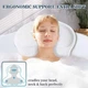 Подушка для ванны Bathtub Pillow 106 на присосках мягкий подголовник для комфортного отдыха - изображение 3