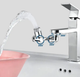 Насадка на кран Faucet splash head Поворотна головка – аератор для змішувача Поворотна головка на 1080 - зображення 1