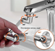 Насадка на кран Faucet splash head Поворотна головка – аератор для змішувача Поворотна головка на 1080 - зображення 4