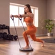 Поворотний твістер з масажними виступами, лічильником та еспандерами Gymtek G-66768 Сірий (5907766667681) - зображення 9