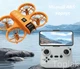 Дрон A26 с двойной HD-камерой, обходом препятствий 360°, оптическим позиционированием и LED-подсветкой квадрокоптер для детей и взрослых YouWe, оранжевый, 2100120 - изображение 10