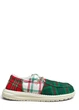 Мокасини Hey Dude Wally Tri Tartan Plaid (43472-3ZK), Зелений, Розмір 43 (US М10), устілка 28 см - зображення 2