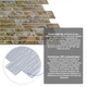Декоративная ПВХ панель Sticker Wall 960х480х4 мм (1839) - изображение 2