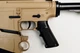 Игрушечный гель-бластер автомат Орбиган HK416D на орбизах с подствольником, бежевый, с прицелом, для детей, с очками и 2500 орбизов - изображение 5