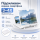 3D увеличитель экрана телефона SCREEN MAGNIFIER Увеличитель экрана для смартфона на даче 12-дюймовый Белый - изображение 1