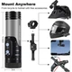 Екшн-камера Nisanuki SC01 Full HD 1080P Wi-Fi 12 Мп IP66 Чорна - зображення 5