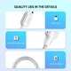 Дата кабель USB 2.0 AM to USB-C 2.0m 3.0A 18W US288 White Ugreen (60133) - зображення 3