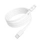 Кабель MAKE Type-C to Type-C PD 100W 1.2м TPE White - изображение 2