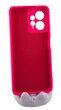 Чехол Silicone Case Box для Xiaomi Redmi Note 12 4G бампер с микрофиброй розовый - изображение 2