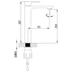 Imprese Bilovec Смеситель для раковины, высокий, хром (05255-H) - изображение 2