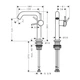 HANSGROHE Tecturis S Смеситель для раковины, белый мат (73340700) - изображение 3