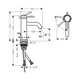 HANSGROHE Tecturis S Змішувач для раковини, білий матовий (73302700) - зображення 3
